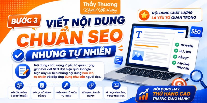 Hướng Dẫn Viết Bài Viết Chuẩn SEO Giúp Tăng Thứ Hạng Google
